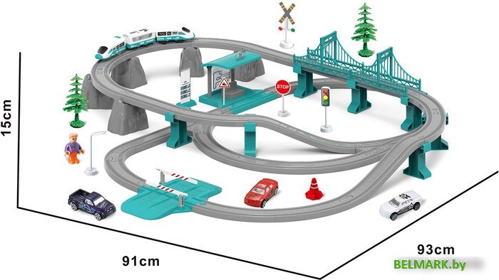 Набор железной дороги Givito Мой город G211-017 - фото2
