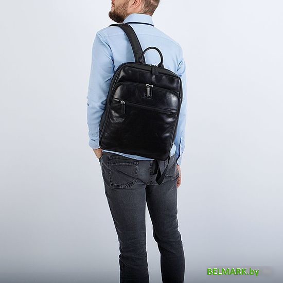 Городской рюкзак Francesco Molinary 513-13079-3-014BLK - фото2