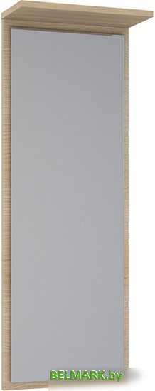 Зеркало МДК ПРЗ 400x1120x200 (дуб млечный) - фото