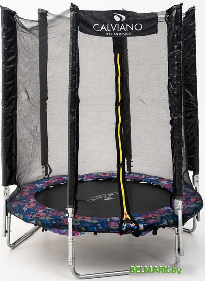 Батут Calviano Smile 140 см-4.5FT с внешней сеткой складной - фото2