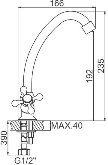 Смеситель Ledeme H09 L4009 - фото2