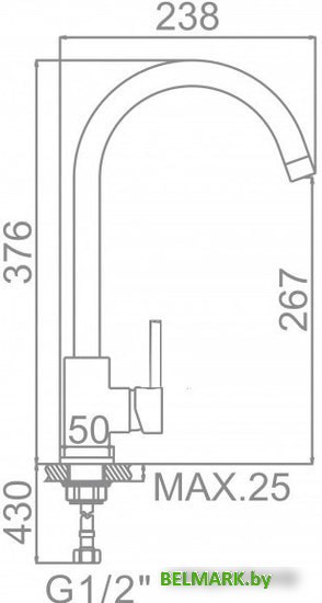Смеситель Ledeme L4299U - фото2