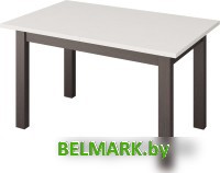 Кухонный стол Senira Кастусь 120-160x75 (белый/венге) - фото