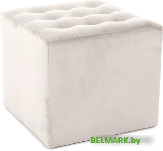 Пуфик Signal Lori Velvet Bluvel 03 (светло-серый) - фото