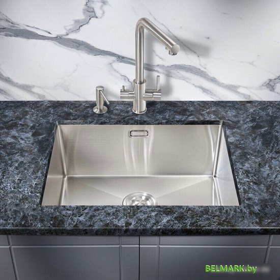 Кухонная мойка Milacio Denia 58 Steel MC.77450 (нержавеющая сталь) - фото2