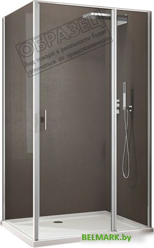 Душевой уголок Allen Brau Priority 90x90 304206 (серебро браш) - фото