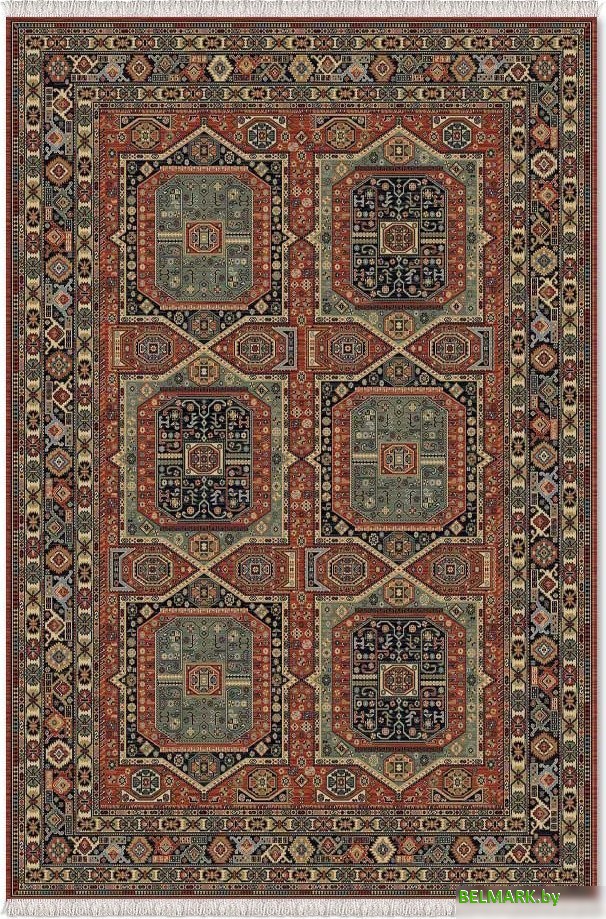 Ковер для жилой комнаты Moldabela Antique Прямоугольник 7275 1 53588 (1.2x1.5) - фото