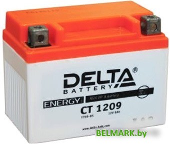 Мотоциклетный аккумулятор Delta CT 1209 (9 А·ч) - фото