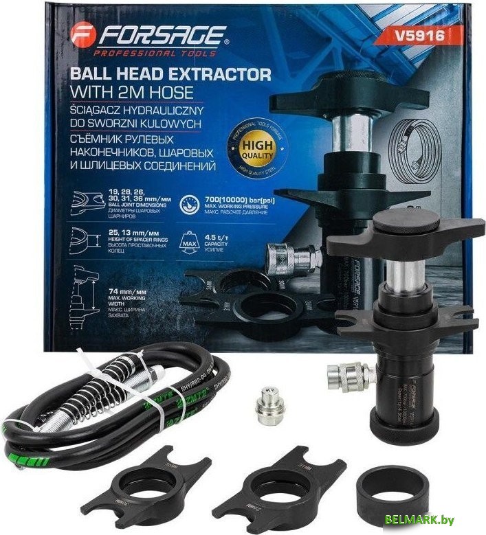 Съемник шаровых шарнирных соединений FORSAGE 60 071 F-V5916 - фото