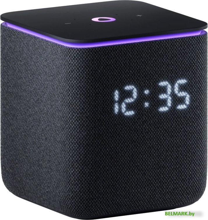 Умная колонка Яндекс Станция Миди (черный) - фото