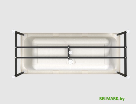 Ванна Radomir Патрисия 170x70 1-01-0-0-1-331 - фото2