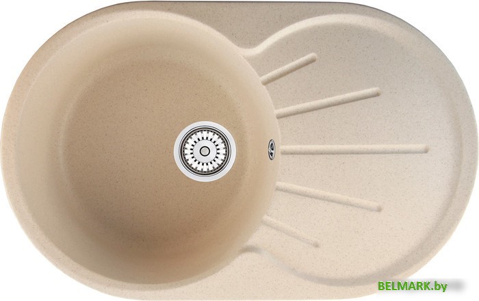 Кухонная мойка Berge BR-7501 (бежевый матовый) - фото