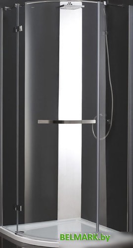 Душевой уголок Cezares Bergamo-W-R-1-100-Arco-C-Cr-L-IV - фото