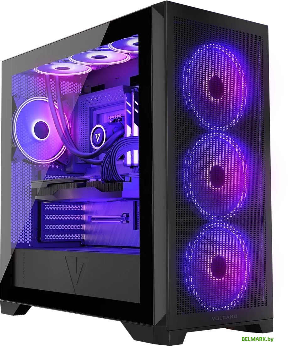 Корпус MODECOM Volcano Expanse S Apex ARGB Midi (черный) - фото