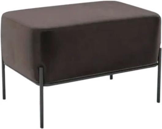 Банкетка Hype Mebel Баг (черный/черный) - фото