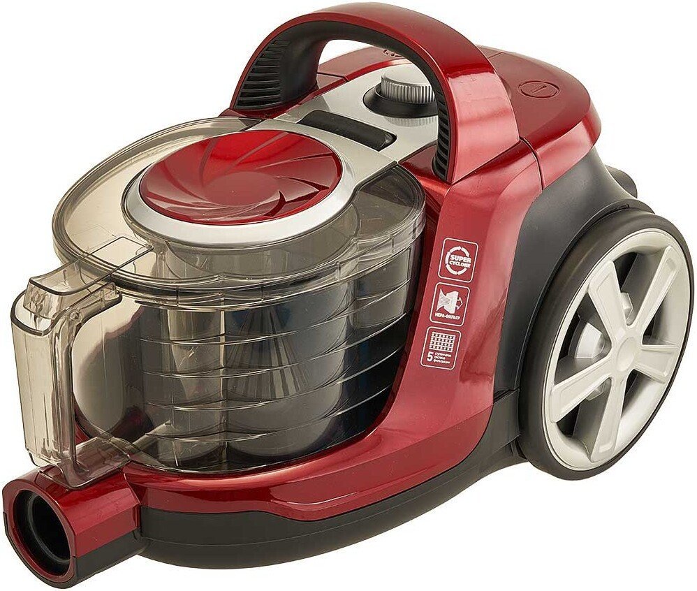 Пылесос Delta DE-3502 (красный) - фото2