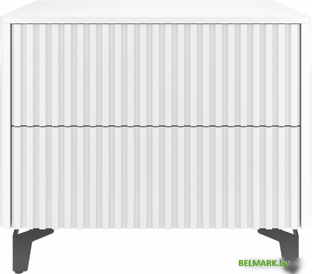 Тумба Shtabe Gross 6003 (RAL 9003/RAL 9003/черный) - фото