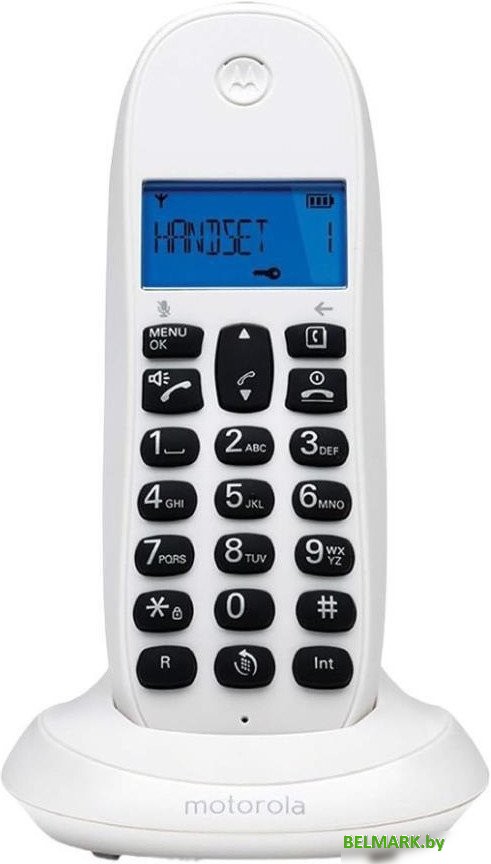 Радиотелефон Motorola C1001CB+ (белый) - фото