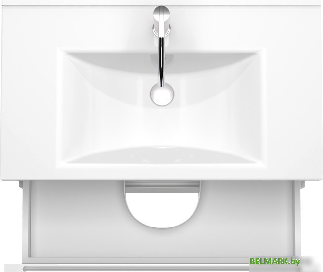 ЗОВ Тумба под умывальник Дион 90 D90LWP0M9003MKV5-KP13W (белый матовый) - фото2