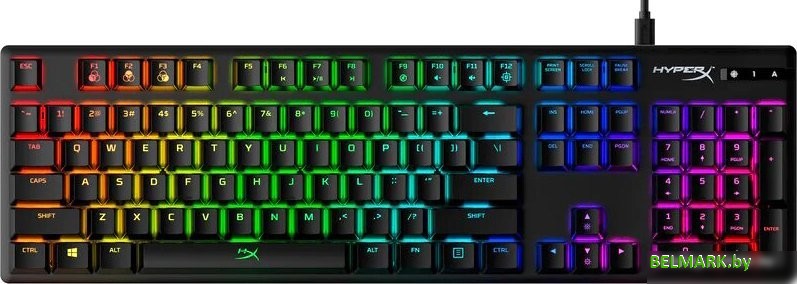 Клавиатура HyperX Alloy Origins (HyperX Red, нет кириллицы) - фото