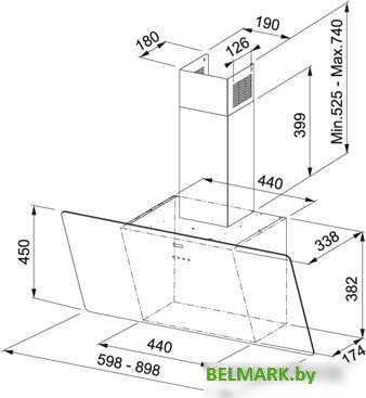 Кухонная вытяжка Franke FPJ 615 V WH A [110.0361.903] - фото2