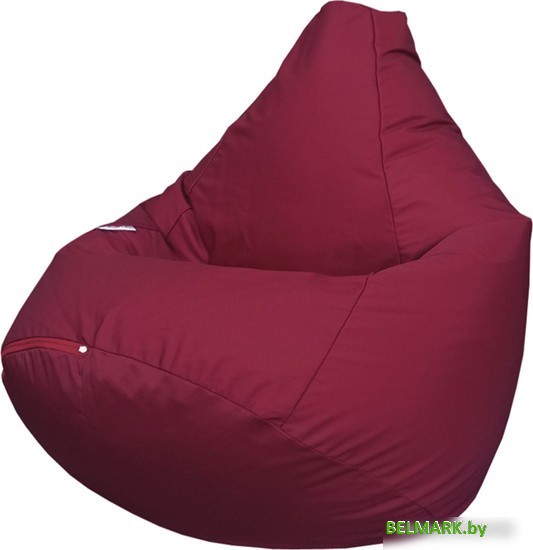 Кресло-мешок Flagman Груша Мега Г3.7-47 (бордовый) - фото