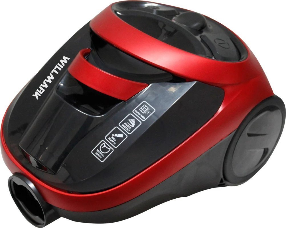 Пылесос Willmark VC-2255CYM (красный/черный) - фото