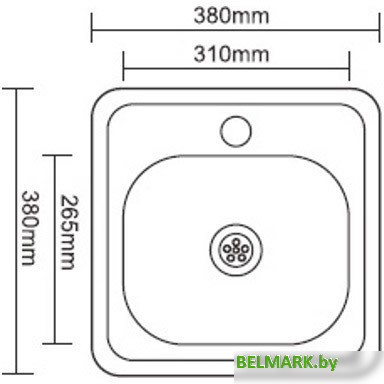 Кухонная мойка Ledeme L93838 - фото2