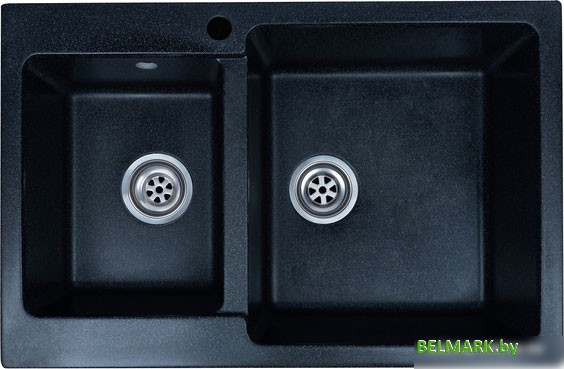 Кухонная мойка Granrus GR-770 K (черный) - фото