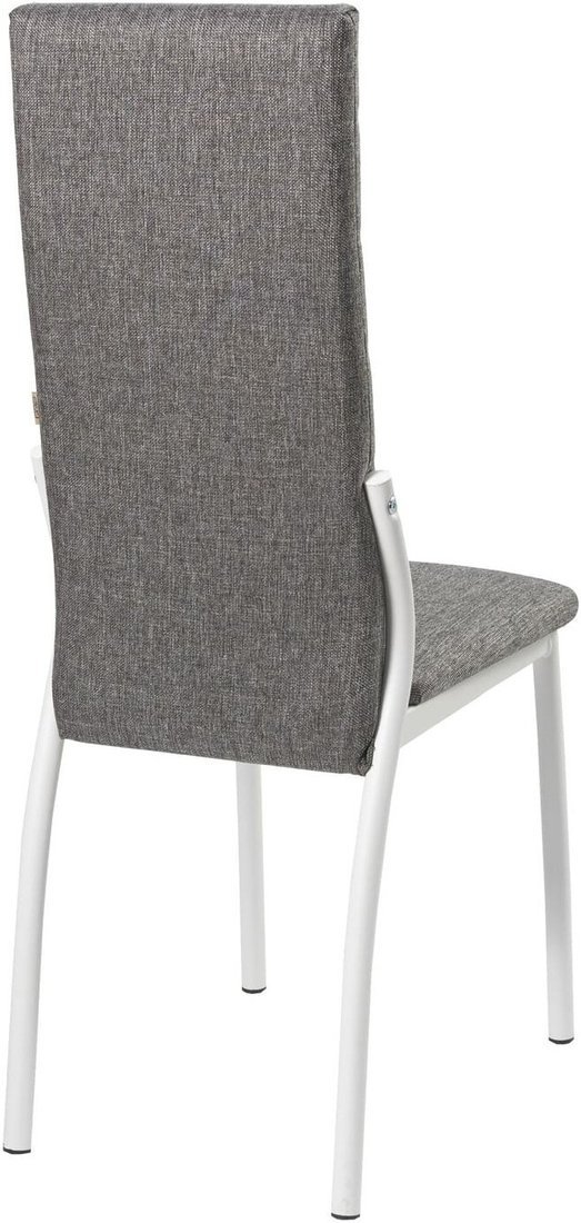 Стул ВВР Прага (серый/белый, рогожка) - фото2