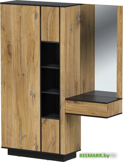 Стенка Интерлиния Quartz QZ-ШК4 комбинированный (белый платинум/бетон) - фото2