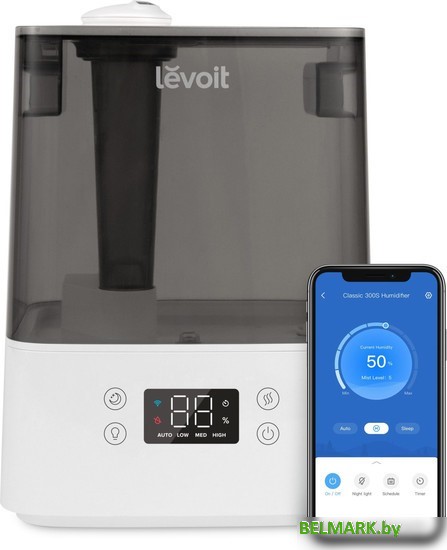 Увлажнитель воздуха Levoit Classic 300S (серый) - фото