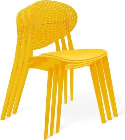 Стул Sheffilton SHT-S111-P (желтый/желтый) - фото2