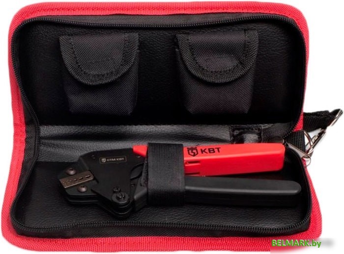 Клещи обжимные КВТ 78862 с набором матриц - фото