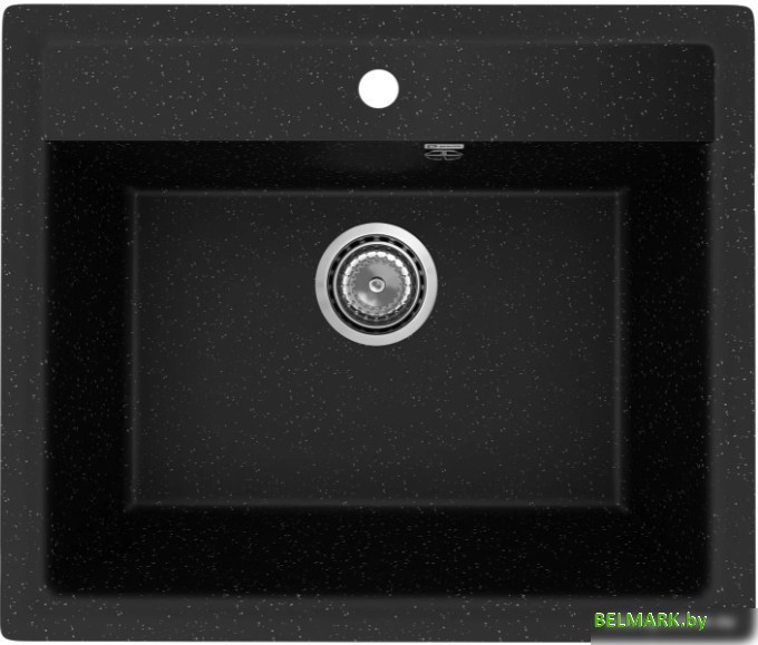 Кухонная мойка Practik PR-M 565-004 (черный оникс) - фото