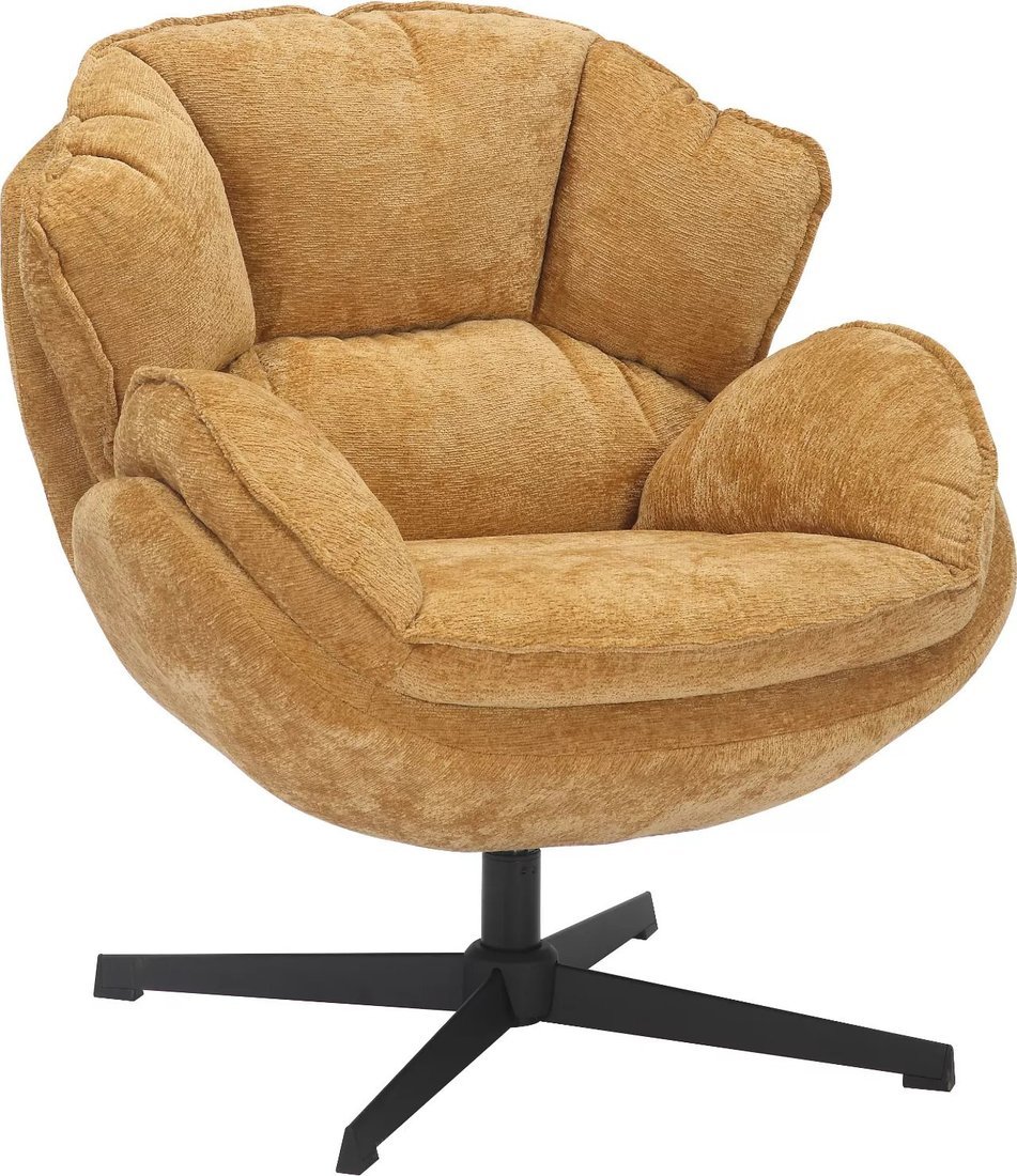 Кресло-глайдер Signal Betty (карри/черный) - фото