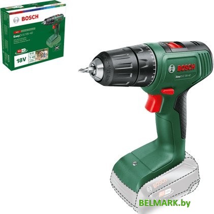 Дрель-шуруповерт Bosch EasyDrill 18V-40 06039D8000 (без АКБ) - фото