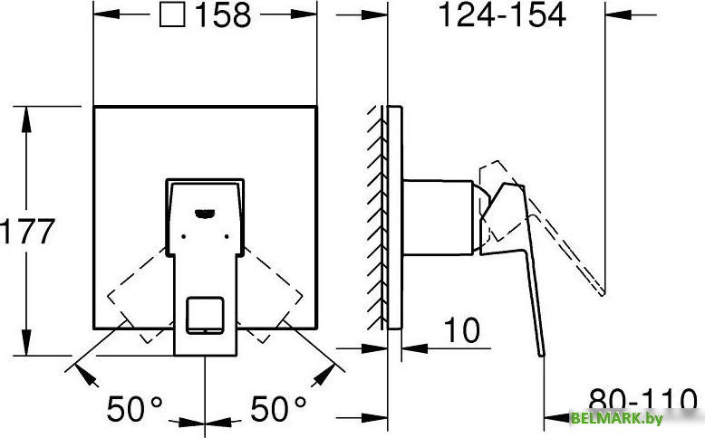 Смеситель Grohe Eurocube 24061AL0 - фото2