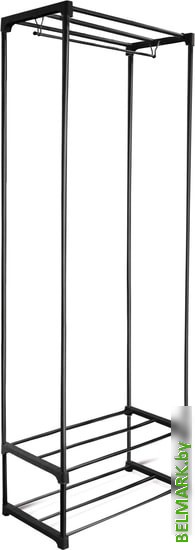 Стойка для одежды Sheffilton SHT-WR16 (черный/черный муар) - фото