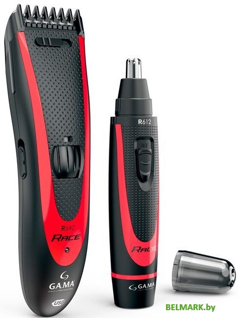 Машинка для стрижки волос GA.MA R642-HF + Триммер R612-HF - фото