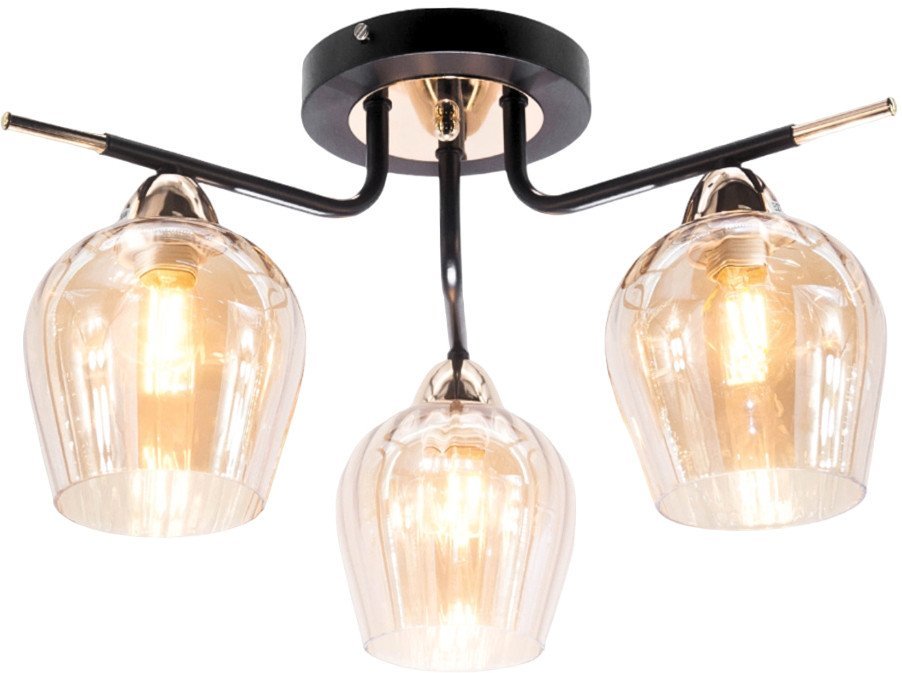 Люстра средней высоты Aitin Pro НПБ 02-3x60-102 9085/3 (золото) - фото