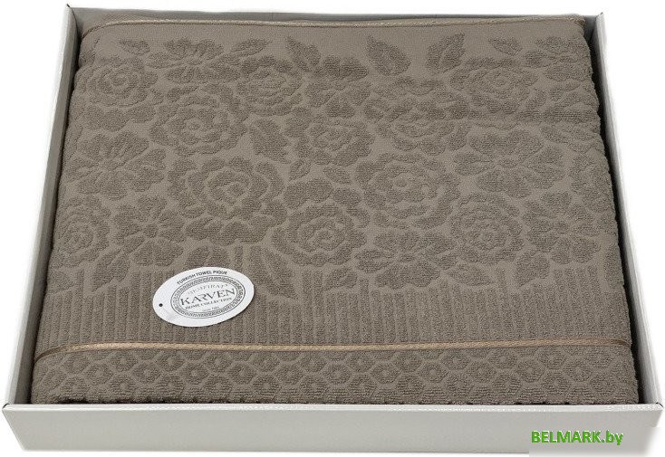 Плед Karven Rose 1.5 P 958 v4 (темно-бежевый) - фото