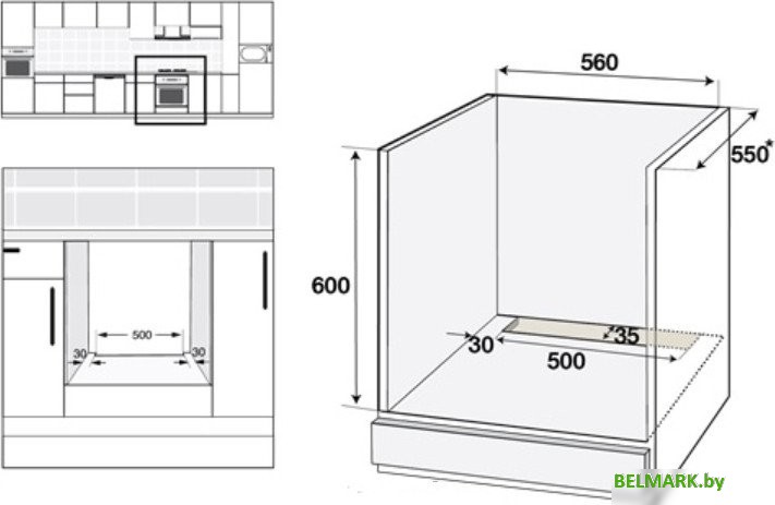 Электрический духовой шкаф Schtoff CME 8006 BK - фото2