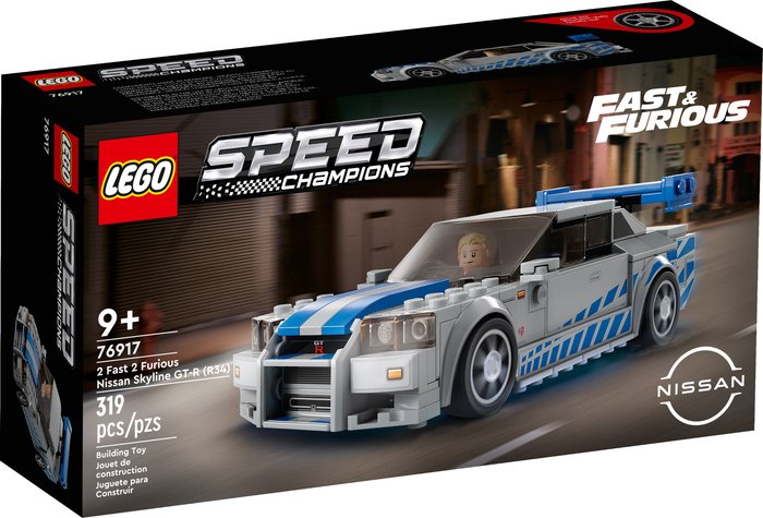 Конструктор LEGO Speed Champions 76917 Двойной Форсаж: Nissan Skyline GT-R (R34) - фото