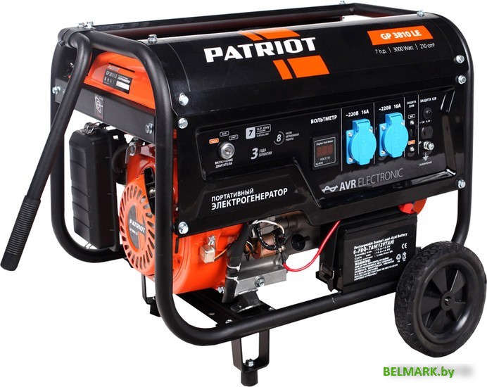 Бензиновый генератор Patriot GP 3810LE - фото
