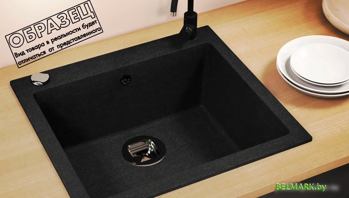 Кухонная мойка Tolero R-111 (уголь) - фото2