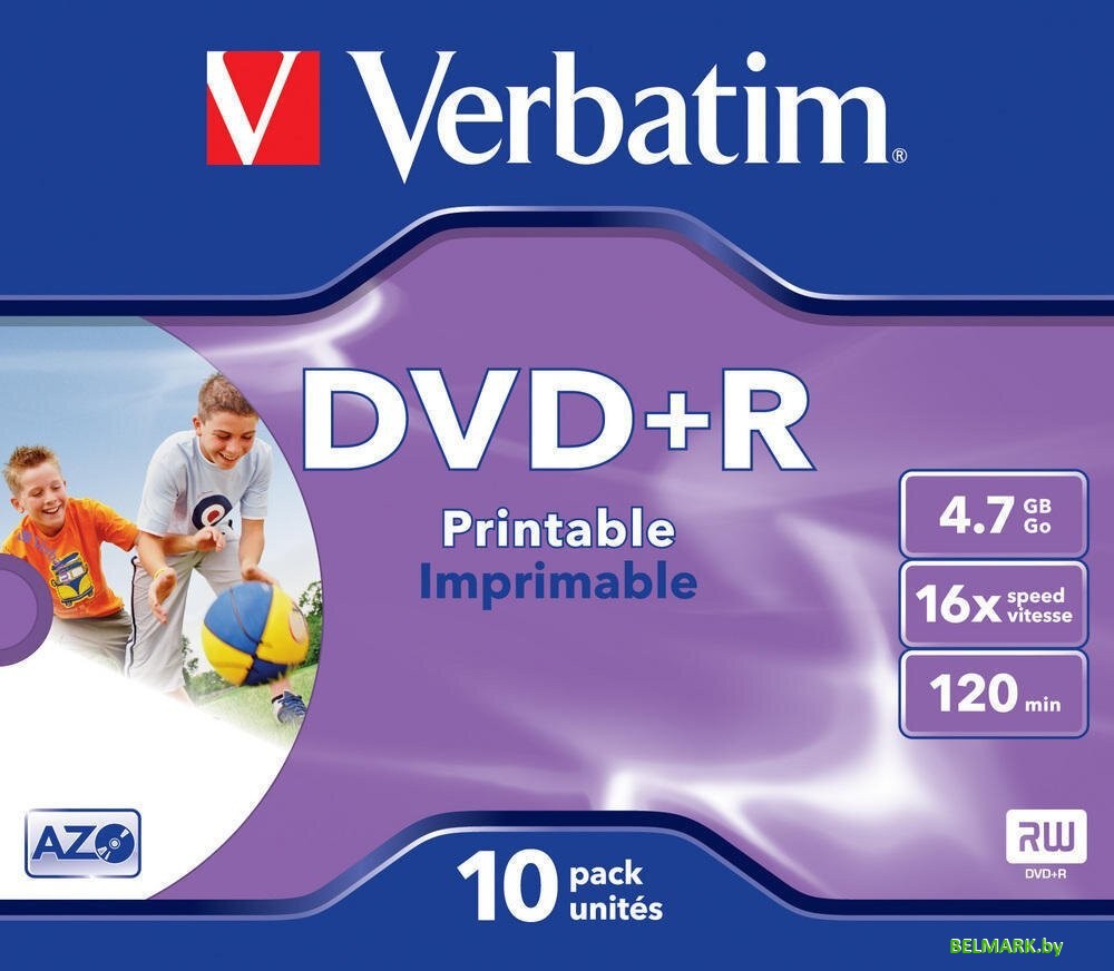 DVD+R диск Verbatim 4.7Gb 16x 43508 (10 шт.) - фото2