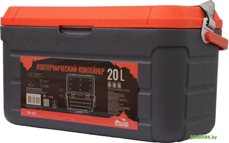 Термобокс TRAMP TRP-057 20л (черный/оранжевый) - фото