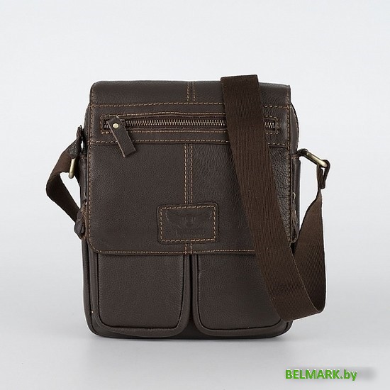 Сумка через плечо Poshete 196-3143-YB42-DBW (коричневый) - фото