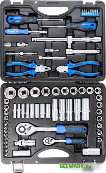 Универсальный набор инструментов FORSAGE F-4603-5 (69 предметов) - фото